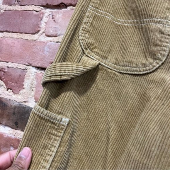 Dickies Corduroy Carpenter Pants Brown Size 3/Size 26 - Picture 6 of 9